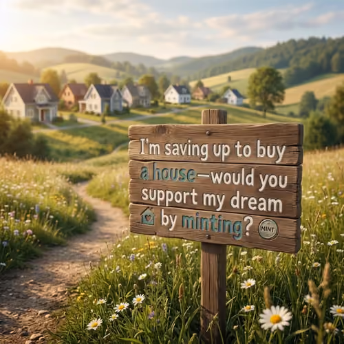I'm saving up to buy a house—would you support my dream by minting?