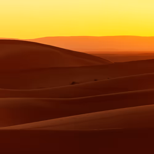 Sunset In The Sahara