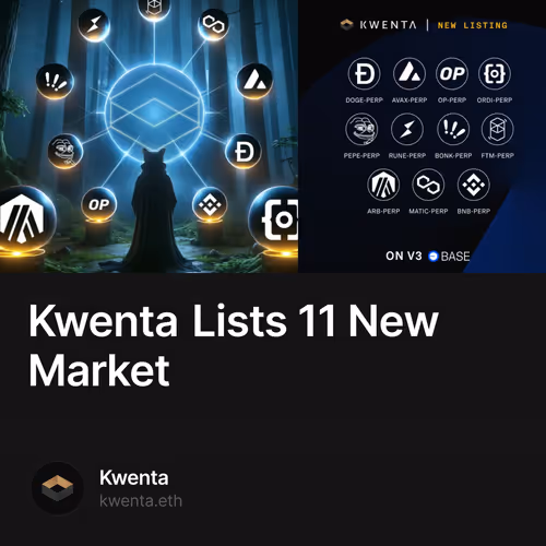 Kwenta Lists 11 New Market 2
