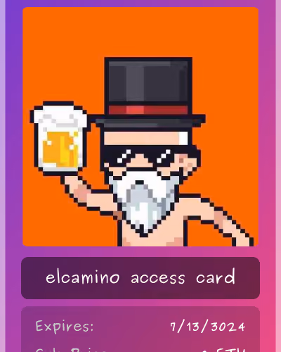 elcamino club card