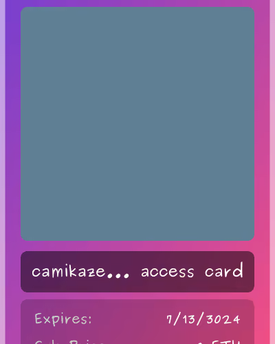 camikaze.eth club card