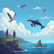 The whale flew
