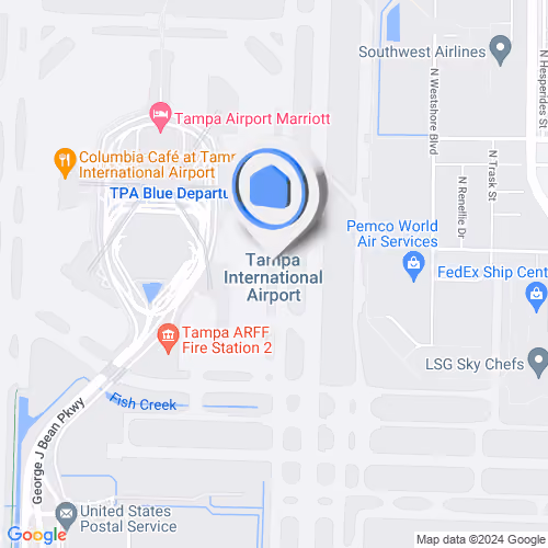 Tampa International Airport (TPA), 4100 George J Bean Pkwy, Tampa, FL 33607, USA