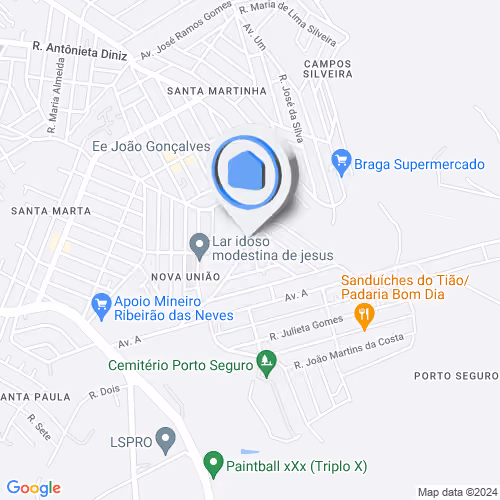 Rua Maria da Luz Silva, 37 - Porto Seguro, Ribeirão das Neves - MG, Brazil