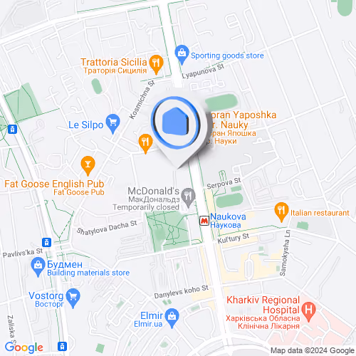 вулиця Культури, 22в, Kharkiv, Kharkiv Oblast, Ukraine
