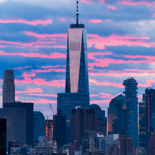 Pink and Blue