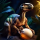 Dinosaur with Eggs 03