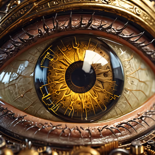 the Steampunk Eye #1 Electric Lime 6