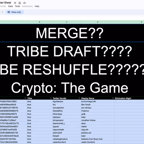 Crypto: The Game Unhinged Master Sheet #6