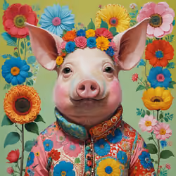 Barnyard Blossoms #8