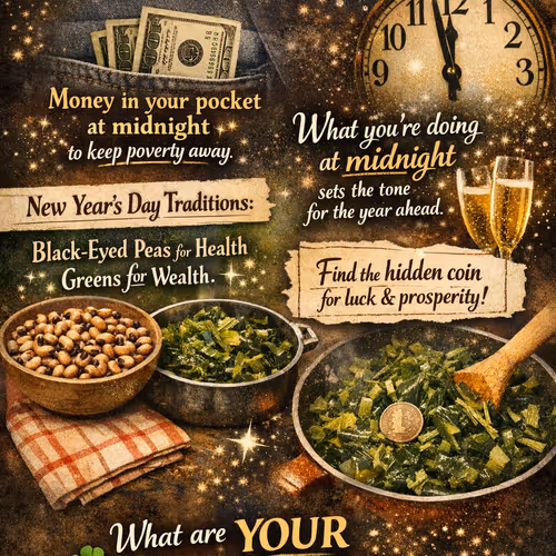 New Years Traditions Superstitions
