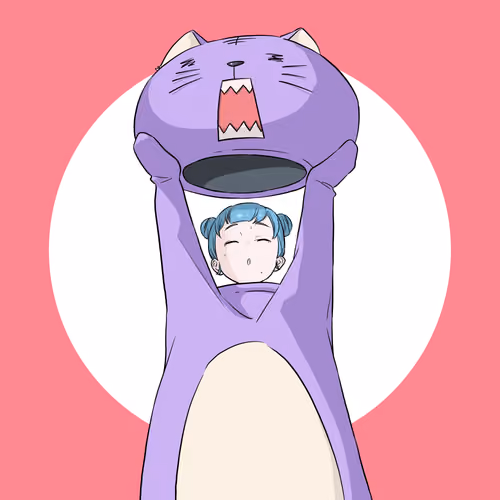 mamo Cat_Purple #025