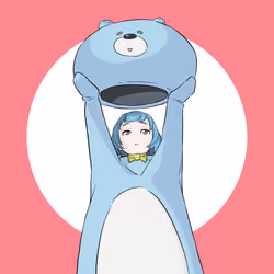 mamo Bear_Lightblue #086