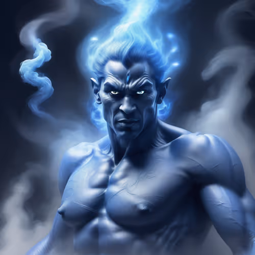 CGI character portrait