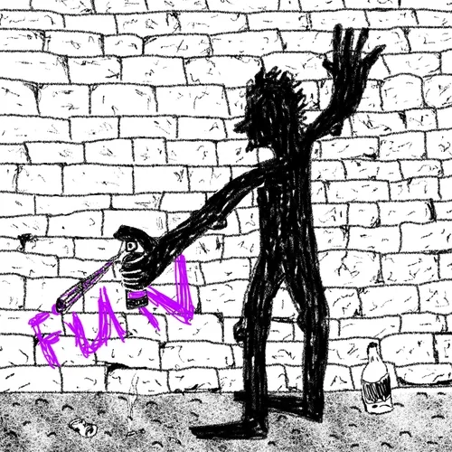 Graffiti mint/fun