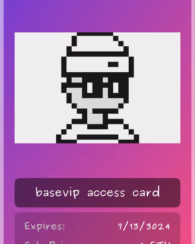 basevip club card