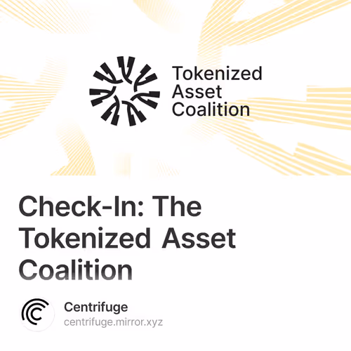 Check In The Tokenized Asset Coalition