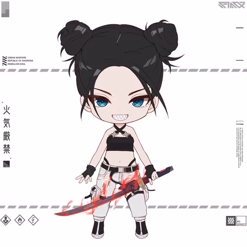 The Girls Of Armament Chibi Royale