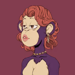 1500 Base Ape Lady  #117