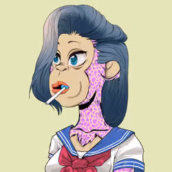1500 Base Ape Lady  #114