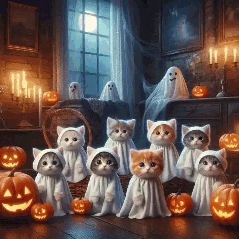 Happy Halloween Collection Cat House