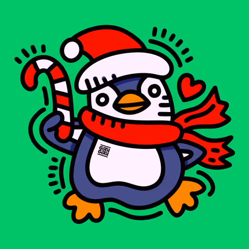 Happy Penguin Christmas