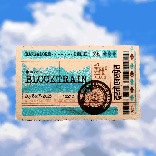 Blocktrain A Travelling Hackathon