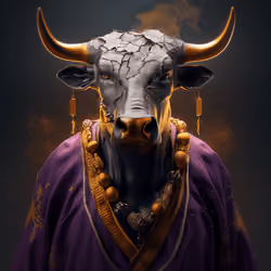 m00n0ver_A_bull_wearing_a_purple_shirt_with_horns_of_metal_998b60c5-c45f-4e76-98a9-4b9bbd97dd6b