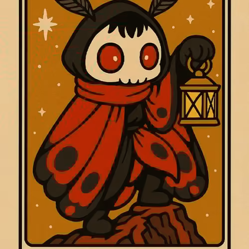 Mothkin Tarot: IX #348
