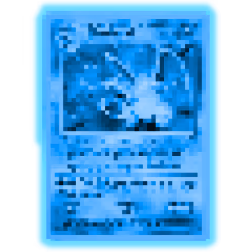 Holographic Tokiemon Card
