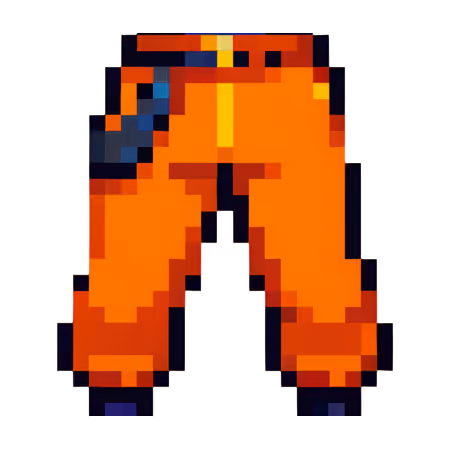 Orange Pants
