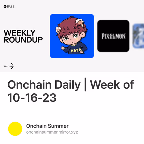 Onchain Daily Week Of 10 16 23 1