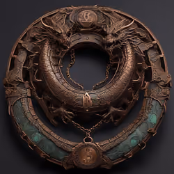 DRAGON NECK PIECE #2064