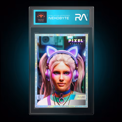 Women's Pixel Nation NekoByte Headphones RA #00067