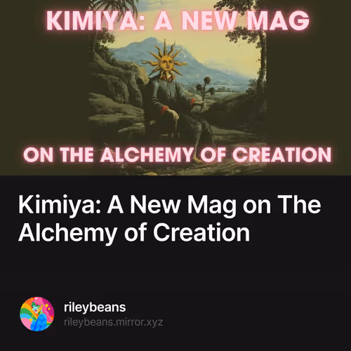 Kimiya A New Mag On The Alchemy Of Creation