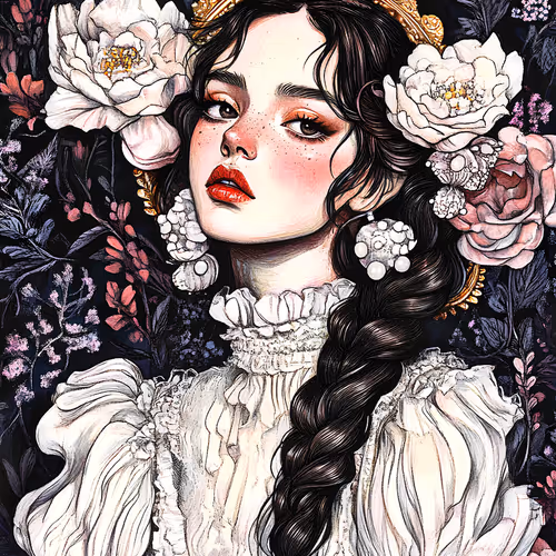 Crowned In Blooms