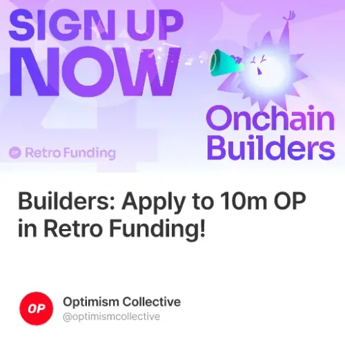Builders: Applications Open Until June 6th for 10m OP in Retro Funding! #11