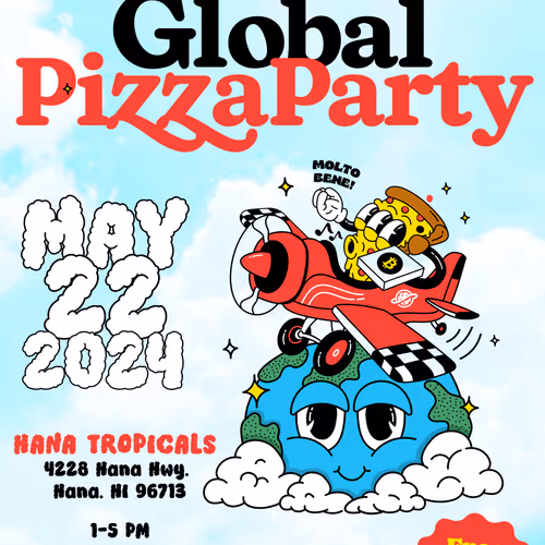 Maui Global Pizza Party