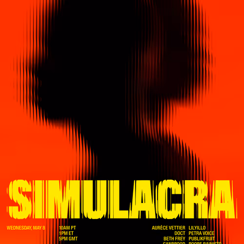 Simulacra Exhibition Poster