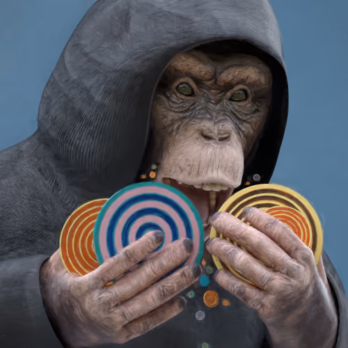 HOODIE APE EATING QQLS