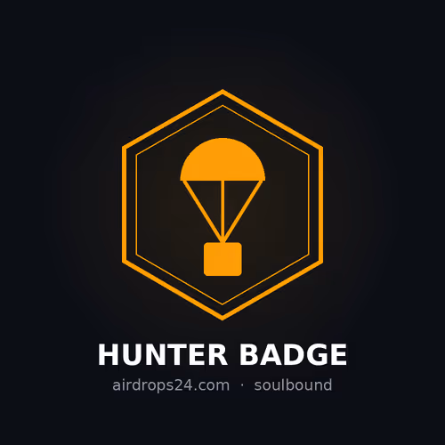 Airdrops24 Hunter Badge