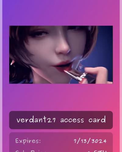 verdant27 club card