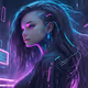 A cyberpunk hacker,