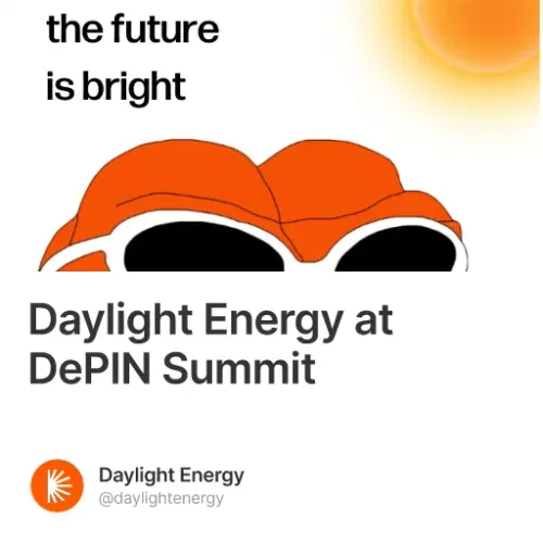 Daylight Energy at DePIN Summit #32