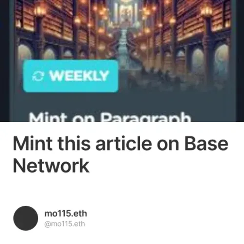 Mint this article on Base Network #1