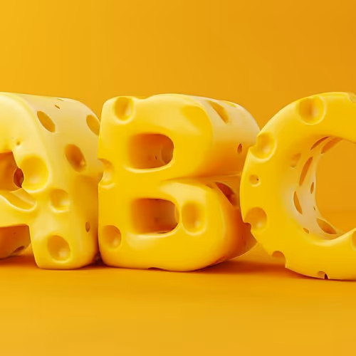 Cheese alphabet