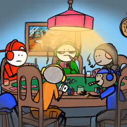 MFERS PLAYING POKER_