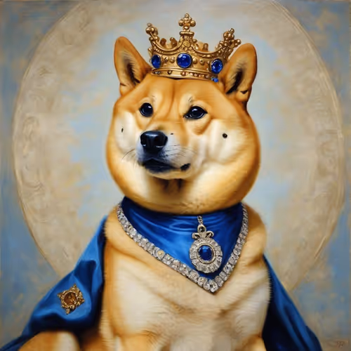 Royal Doge The Blue Blooded Meme Monarch