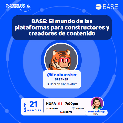 Ticket for 2da Temporada: Base, el mundo de creadores y constructores ;) 