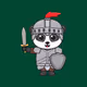 Warrior Panda #1828